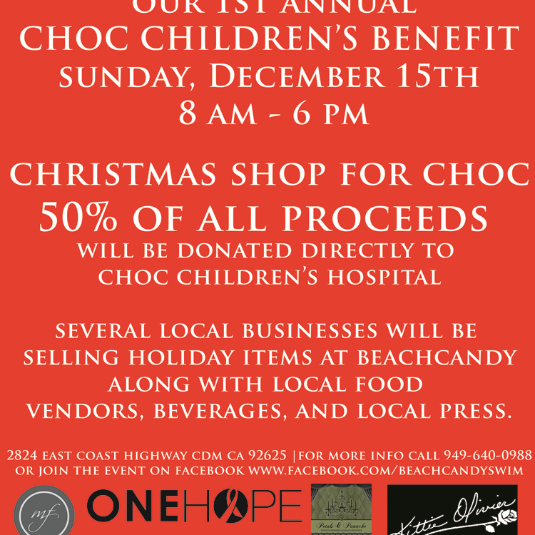 1st annual Choc Children's Benefit Flyer