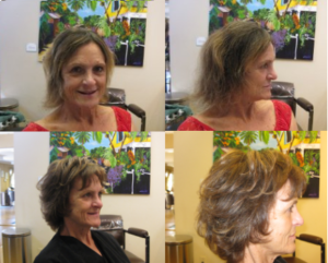 Short Haircut Before and After