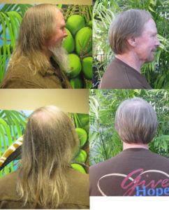 Man Before and After