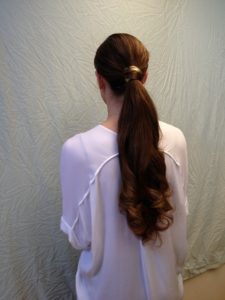 Mya Updo Before